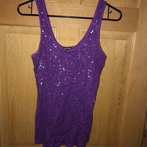 Express Sequined Women’s Tank Top
